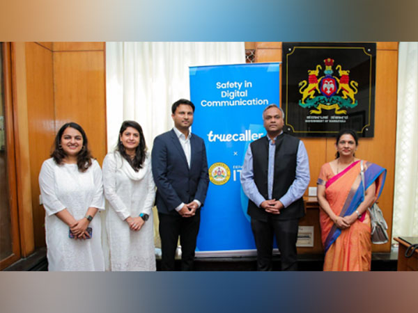 Collaboration launched in presence of Minister for IT & Bio Technology, Priyank Kharge, Rishit Jhunjhunwala, Chief Product Officer & MD India, Pragya, Director of Public Affairs at Truecaller