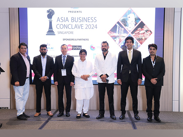 Dr Kiran Bedi, Vikram Nair, Sok Khuen, Jamuna Govindaraju, S K Sahu and other eminent guests at Asia Business Conclave & Awards 2024 @Singapore
