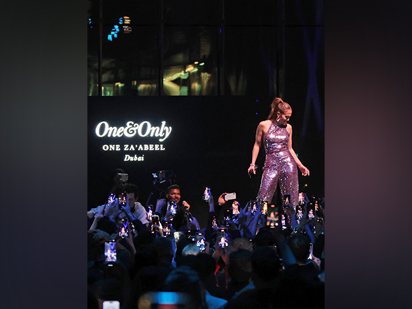 Jennifer Lopez performs at the One&Only One Za'abeel Grand Opening party at Sphere on February 10, 2024 in Dubai, United Arab Emirates (Photo by Dave Benett/Getty Images for One&Only)