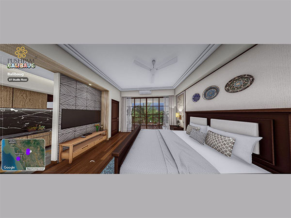 Luxury Bali themed studio suite at Pushpam Balibaug in Alibaug