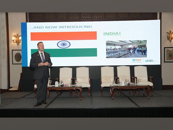 Kevin Roepke, Regional Director-South Asia and Sub-Saharan Africa (SAASSA), U.S. Soybean Export Council (USSEC) launches the Soy Excellence Center (SEC) in India