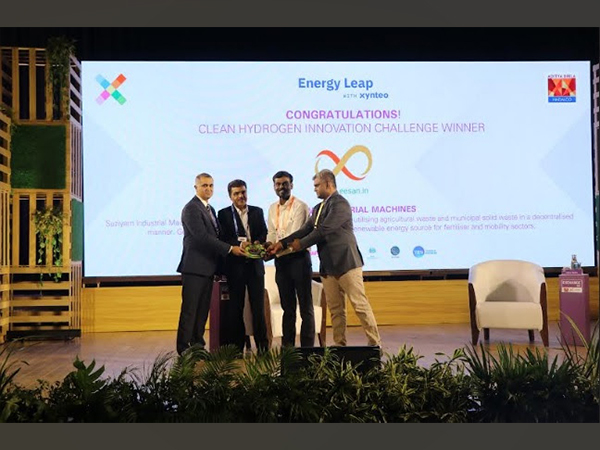 (L-R) Vikas Mehta, Executive Director, SED Fund; Davendra Kumar, Managing Director, Technip Energies India; Ananda Rajeshwaran.J, Co-founder, Suzhiyam; Vivekanandan Jegadeesan, Co-founder, Suzhiyam