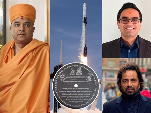 Celebrating a Lunar Milestone: Kush Patel and Jay Patel's Commemoration of Pramukh Swami Maharaj and Param Pujya Bramvihari Swami's Legacy on the Moon