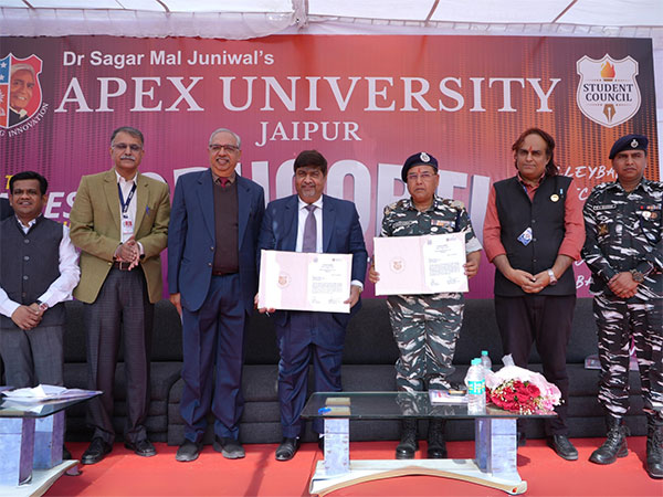 Apex University, Jaipur Signs MoU with CRPF