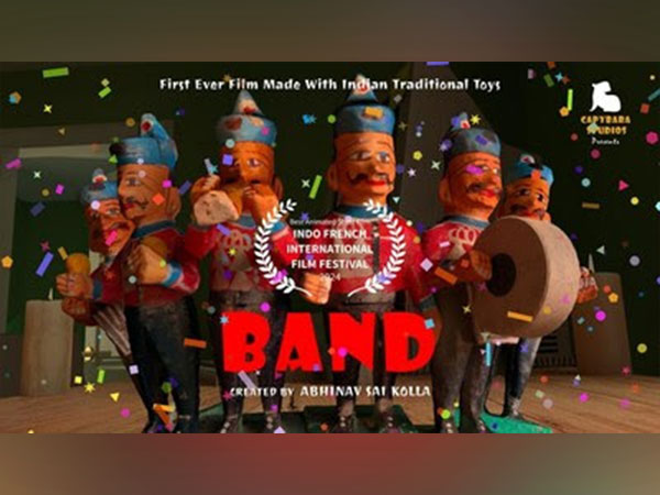 Woxsen University Design student Abhinav Sai Kolla's film 'BAND' wins Best Animated Short Film Award, at the Indo-French International Film Festival