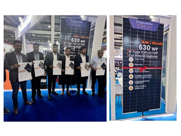 Navitas Solar Launches its Next Generation N-type TOPCon at Intersolar India 2024