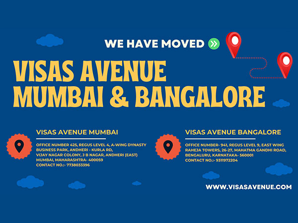 Visas Avenue Announces Relocation of Mumbai and Bangalore Offices