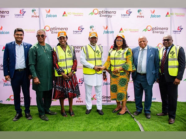 Dignitaries at the Groundbreaking Ceremony of Optimera Energy's Piped Natural Gas Distribution Facility at the Lagos Free Zone