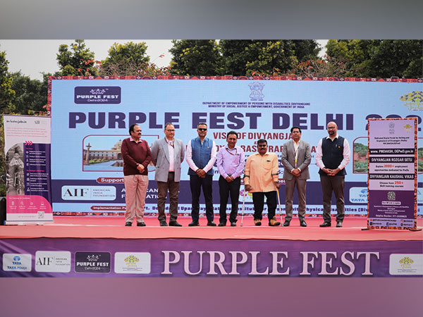 American India Foundation and the Ministry of Social Justice and Empowerment at the Purple Fest at Rashtrapati Bhavan in New Delhi