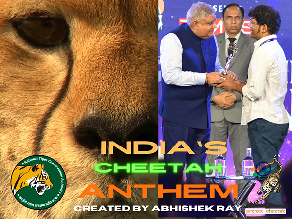Abhishek Ray creates India's national Cheetah anthem for NTCA