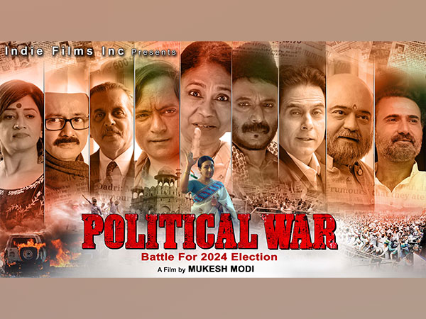The Hindi film "Political War" Poster