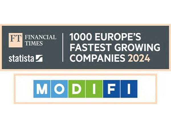 MODIFI recognised as one of the fastest growing companies in Europe.