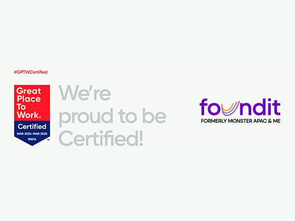 A Milestone Achievement: foundit (formerly monster APAC & ME) Recognised as a Great Place To Work Post-Rebranding