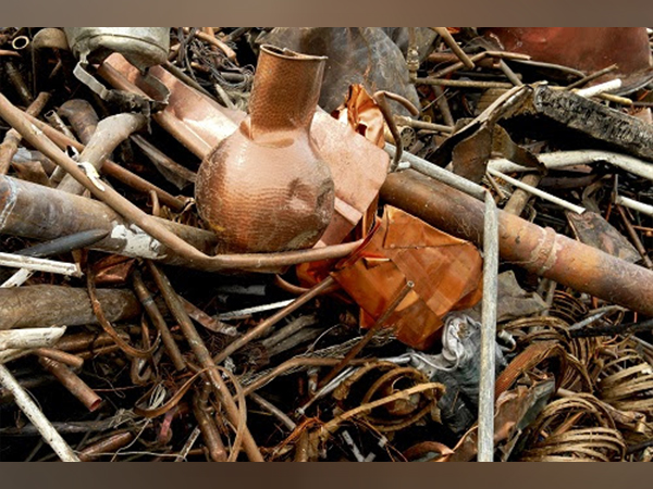 Copper scrap before recycling