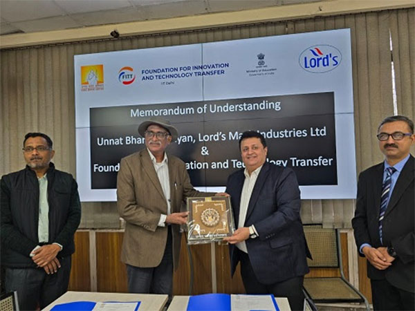 Memorandum of Understanding (MOU) signed between Lords Mark Industries, and Unnat Bharat Abhiyan at IIT Delhi on February 22, 2024