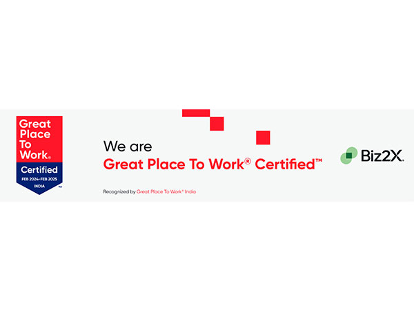 Biz2X Awarded with Great Place to Work Certification
