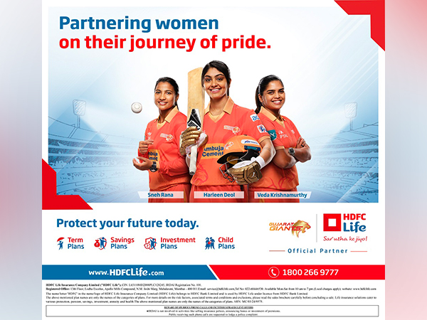 HDFC Life partners with Gujarat Giants to encourage women to secure their dreams