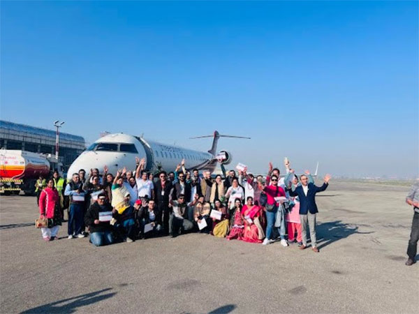 1st batch of Pilgrims after Aerial Kailash Mansarovar Darshan organized by Trip To Temples on Mahashivratri