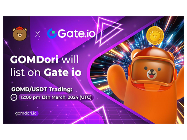 GOMDori Token Set to Make Waves with Listing on Gate.io, Transforming Southeast Asian Web3 Commerce.