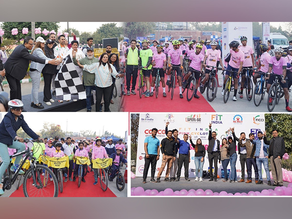 Painted the paths of Capitol in Pink! Fit India Pink Cyclothon-2024
