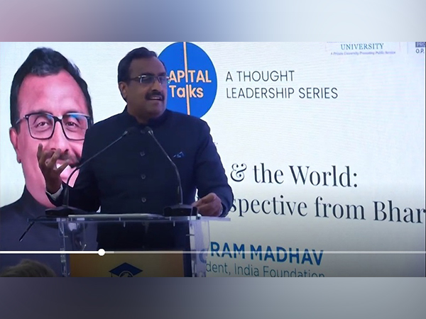 "A Heteropolar World, the Rise of China, and a New Cold War Mark the Changing World Order", Dr Ram Madhav, President India Foundation