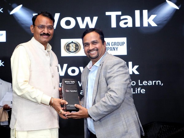 The Wow Talk Event Glitters as Sachin Salunkhe Receives Promising Investor of the Year Award Presented by the CM of Rajasthan, Dr. Prem Chand Bairwa