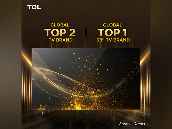 TCL - Global Top 2 TV Brand and No. 1 in 98'' TV Category for Two Consecutive Years