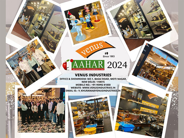 Venus Industries Sets New Standards with Innovative Cutlery Showcase at Aahar 2024