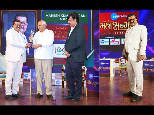 Jogani Reinforcement's Mahesh Kumar Jogani bags esteemed award from CM of Gujarat Bhupendra Patel