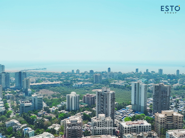 Actual view from the ESTO Group's upcoming project at Versova