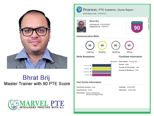 Marvel PTE's Course for PTE Core and Software Subscription for Online Practice