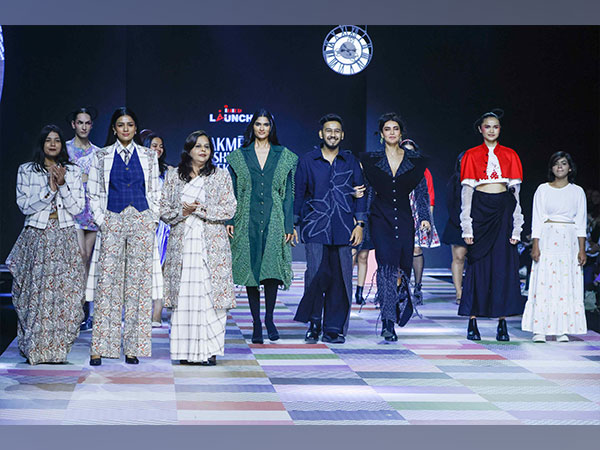 Palak Uke, Fashion Design student at INIFD Kothrud with her collection at the prestigious Lakme Fashion Week