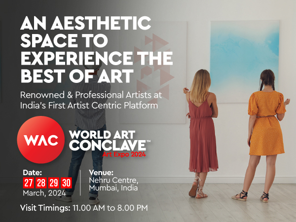 An aesthetic space to experience the best of art - WORLD ART CONCLAVE ART EXPO 2024