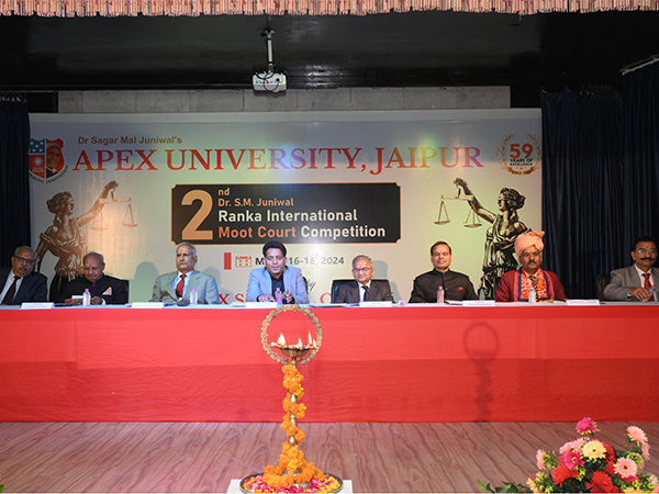 Apex University, Jaipur, proudly hosted the Dr. S.M. Juniwal Ranka International Moot Court Competition
