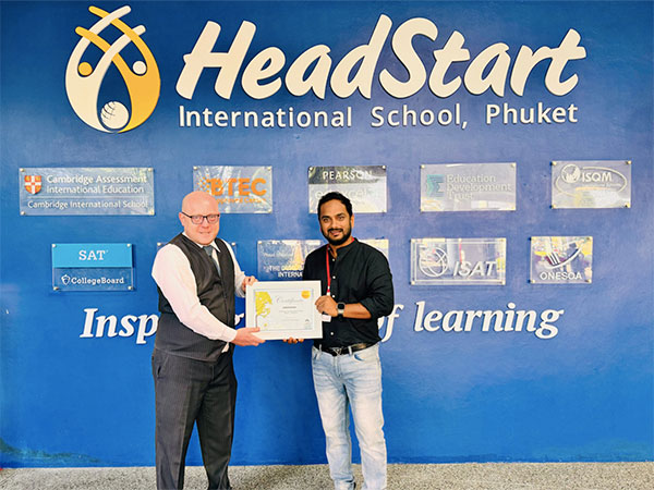HeadStart International School, Phuket, Honoured with Prestigious Green Pentagon Award By Dr Dad