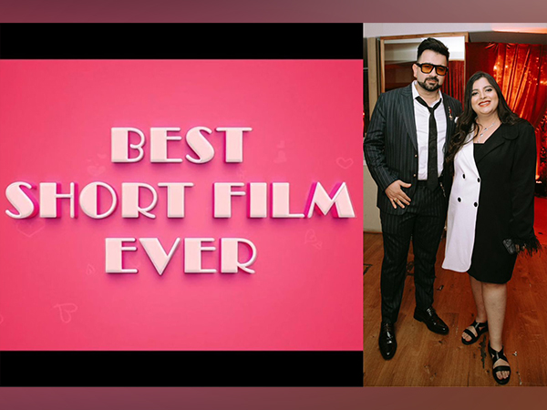 Producers Mohit Parmar and Sanjana Parmar of House of Joy Productions celebrate the success of 'Best Short Film Ever'