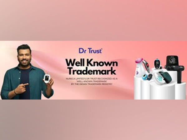 Nureca Limited's Dr Trust Recognized as a 'Well Known Trademark' by the Indian Trademark Registry
