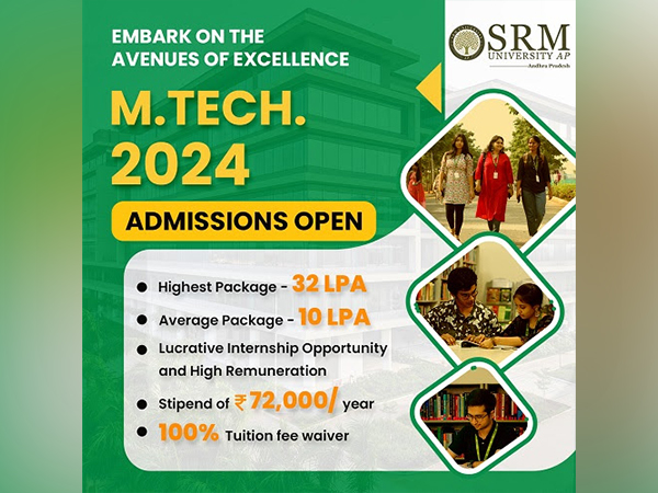 SRM AP M.Tech. Admissions Open: Lucrative Placement Offers and 100% Fee Waiver