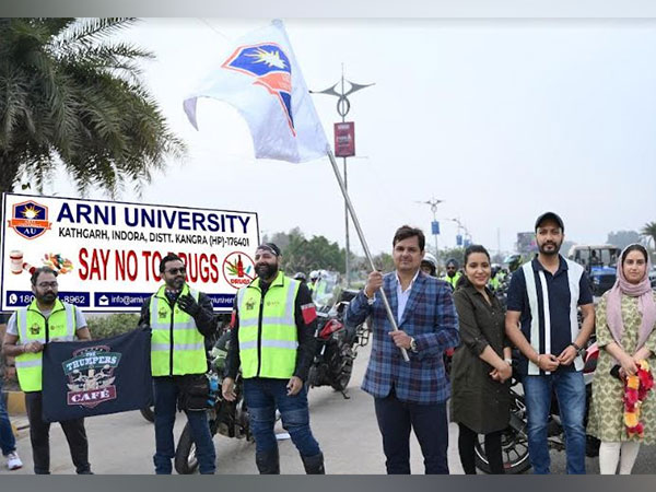 Vivek Singh Chancellor Arni University Flag Off Bike Rally