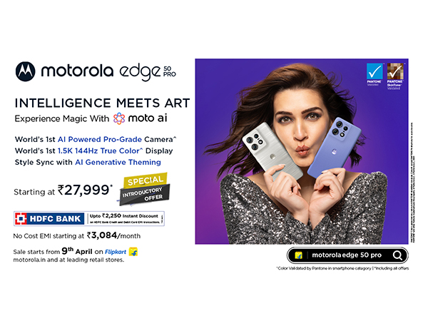 Motorola launches edge 50 pro in India with disruptive AI features powered by moto AI, and more starting at just Rs. 27,999*