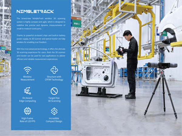 Introducing NimbleTrack: The Cutting-Edge Optical 3D Scanning System for Precision and Mobility