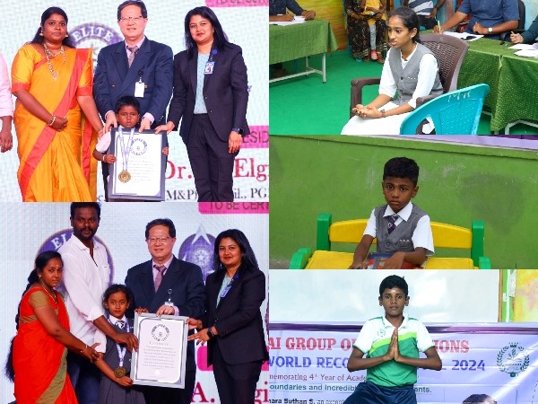 Aranthangi's Elshaddai School Students Achieve Record-breaking Feats and Set Elite World Records