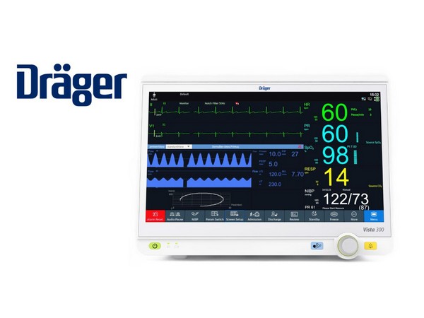 Important information from the patient's bedside to the HIS always at hand - with the new Vista 300 patient monitor from Dräger Drägerwerk AG & Co. KGaA