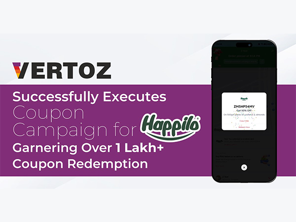 Vertoz Successfully Executes Coupon Campaign for Happilo, Garnering Over 1 Lakh+ Coupon Redemption