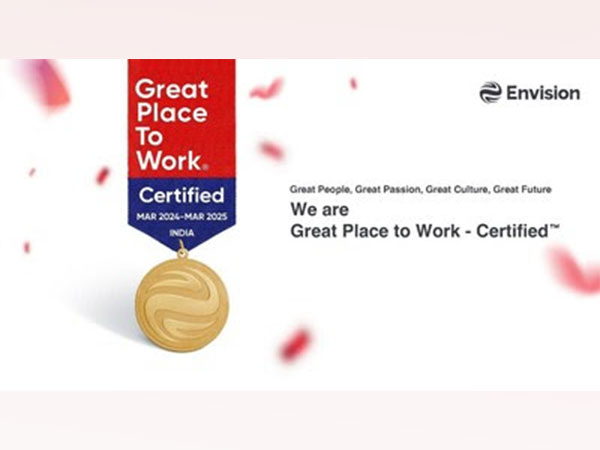 Envision Energy India Earned "Great Place to Work" certification in 2024