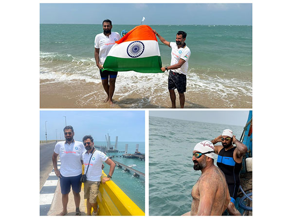 Lifelong Online backed historical Ram Setu Swim Expedition 2024 successfully concluded, bridging lands and hearts across the Palk Strait