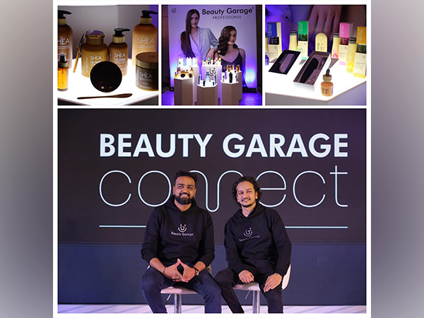 Mahesh Ravaria and Jigar Ravaria Founder Brothers of Beauty Garage Professional, proudly announces 60% year on year growth of Beauty Garage Professional at the annual event Beauty Garage Connect