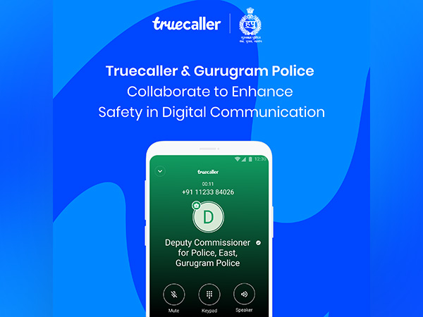 Verified Numbers of Gurugram Police on the Government Directory Services feature on the Truecaller application