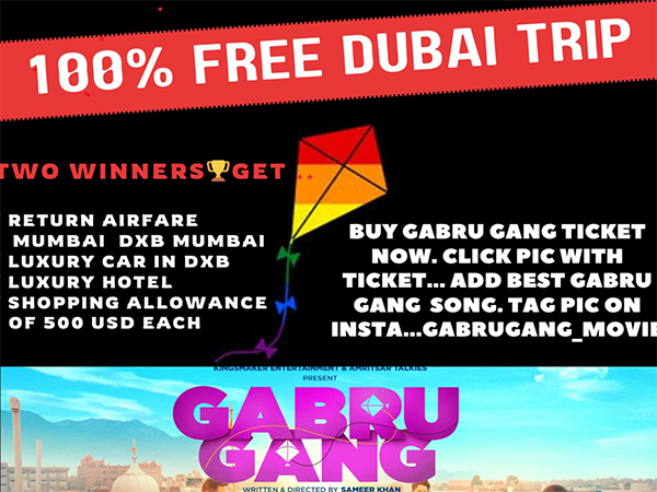 Sameer Khan's Gabru Gang promises two  viewers an all-expenses paid trip to Dubai!