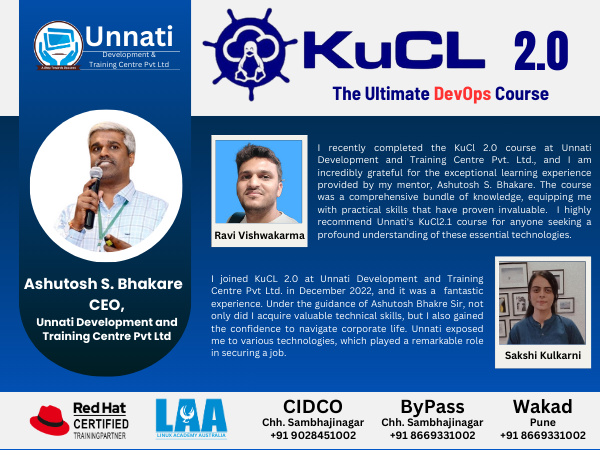Testimonials from KuCL 2.0 course participants who multinational corporations have successfully hired